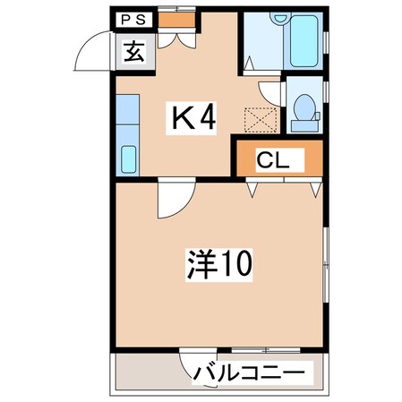 郡山駅 バス20分  一本松下車：停歩2分 1階の物件間取画像